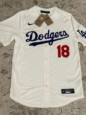 Nike Authentic LA Los Angeles Dodgers Yoshinobu Yamamoto #18 Jersey